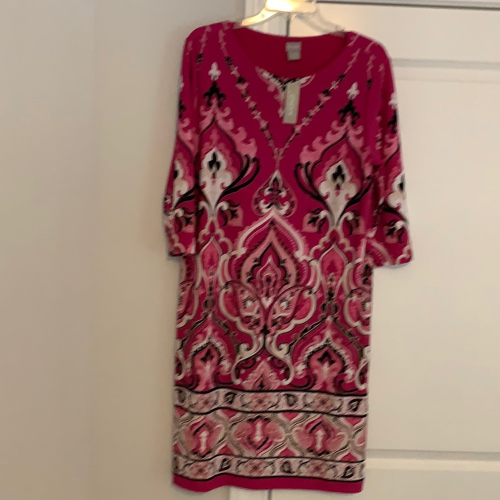 Beautiful Chico’s Shift Dress Size 2 NWT